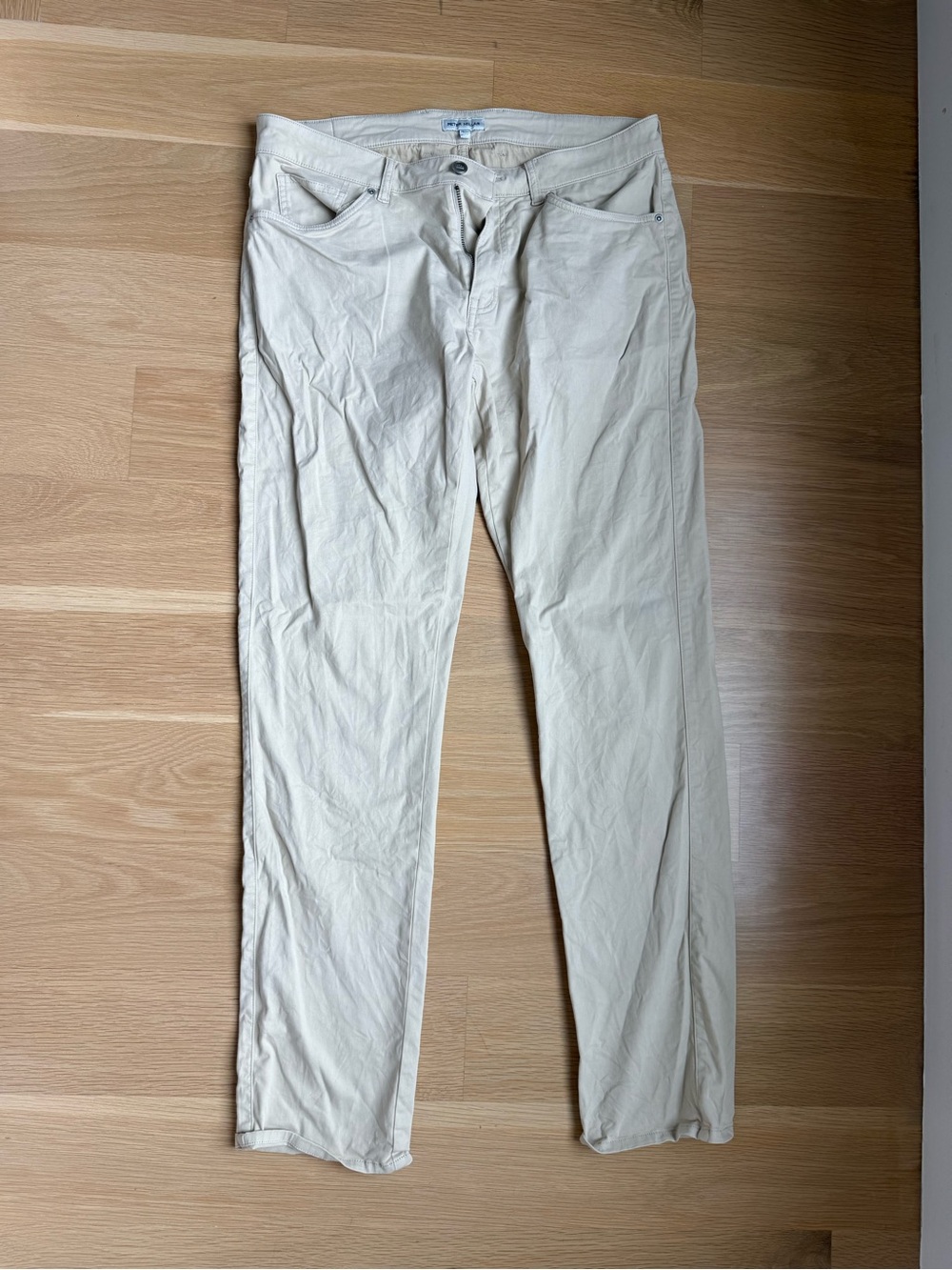 Peter Millar Beige Cotton kahki Pants